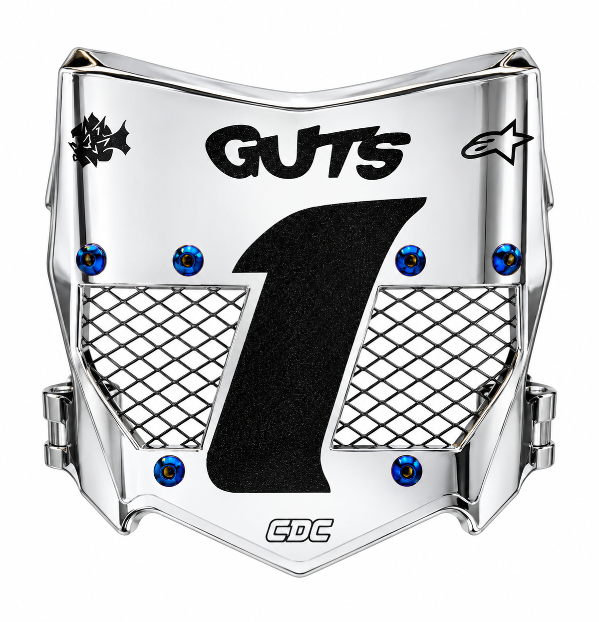 "Silver Surge" Vented Plate (CHROME)