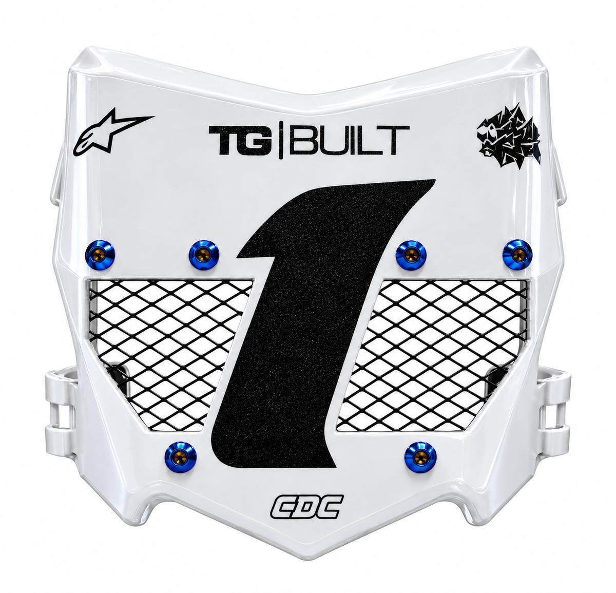 "WHITE OUT"  Vented Plate