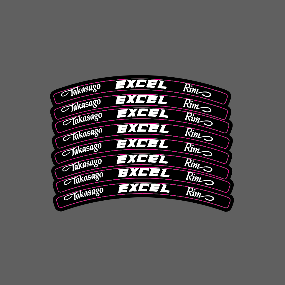 Excel Rim Decals