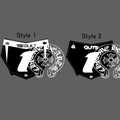 Chrome Hearts Motocutz Decal