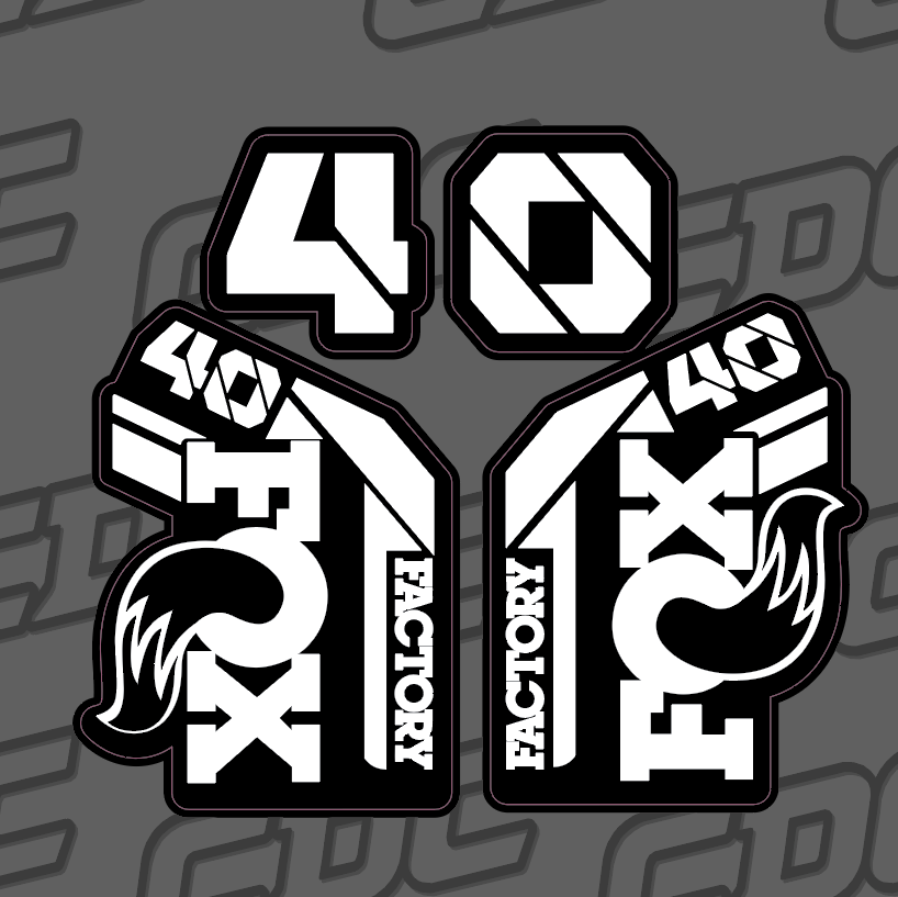 Fox 40 Fork Decals