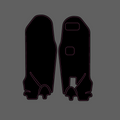 Ultra Bee Fork Guard Decals