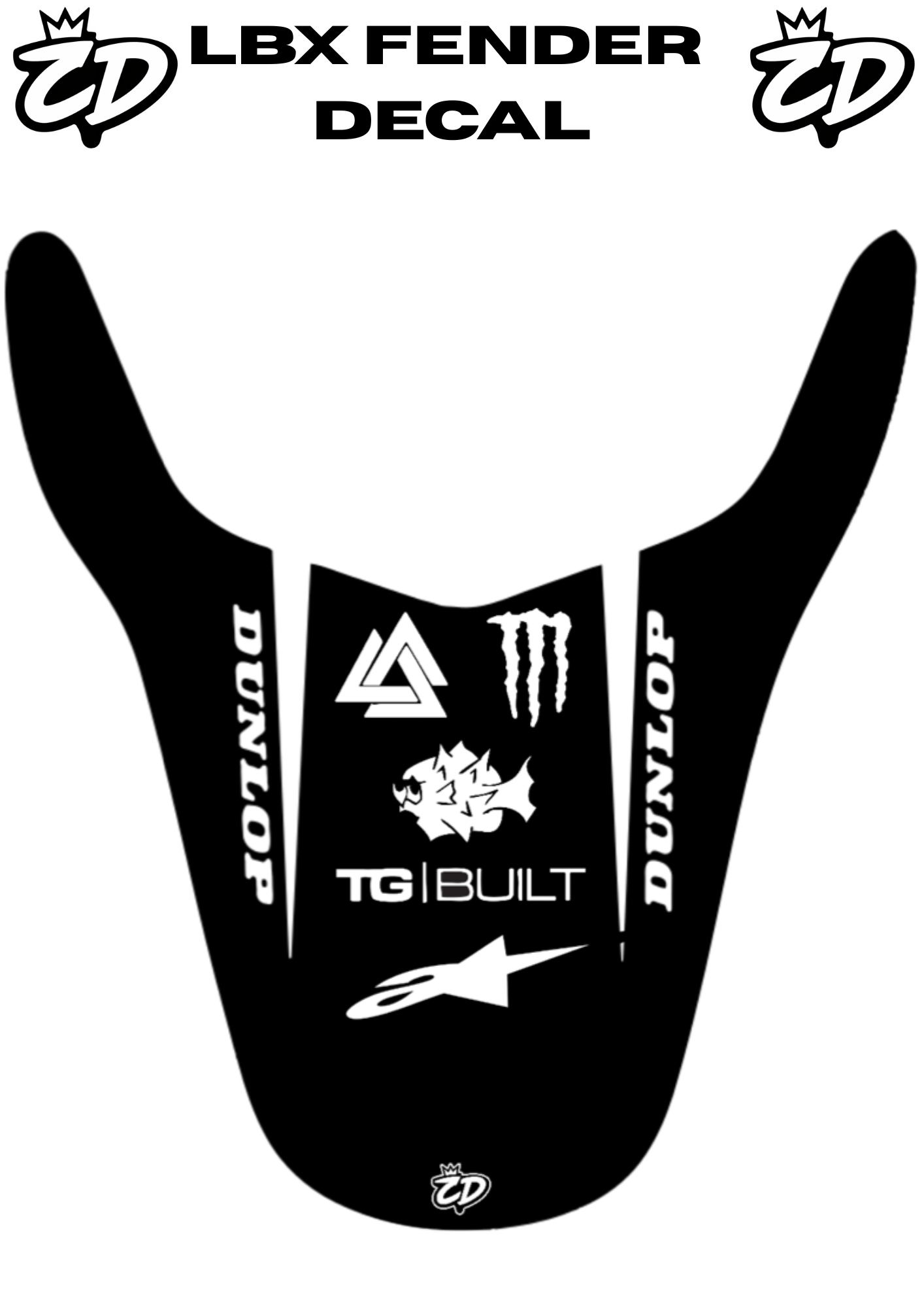 Surron Fender Decal